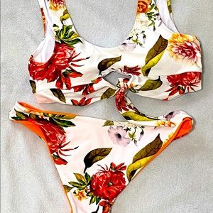 Floral Bikini from CupShe, Never worn!
